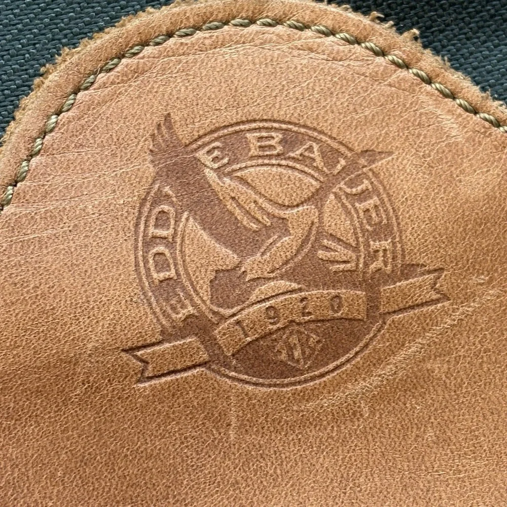 Vintage Eddie Bauer Canvas Leather Messenger Bag‎ Laptop Computer Case Strap